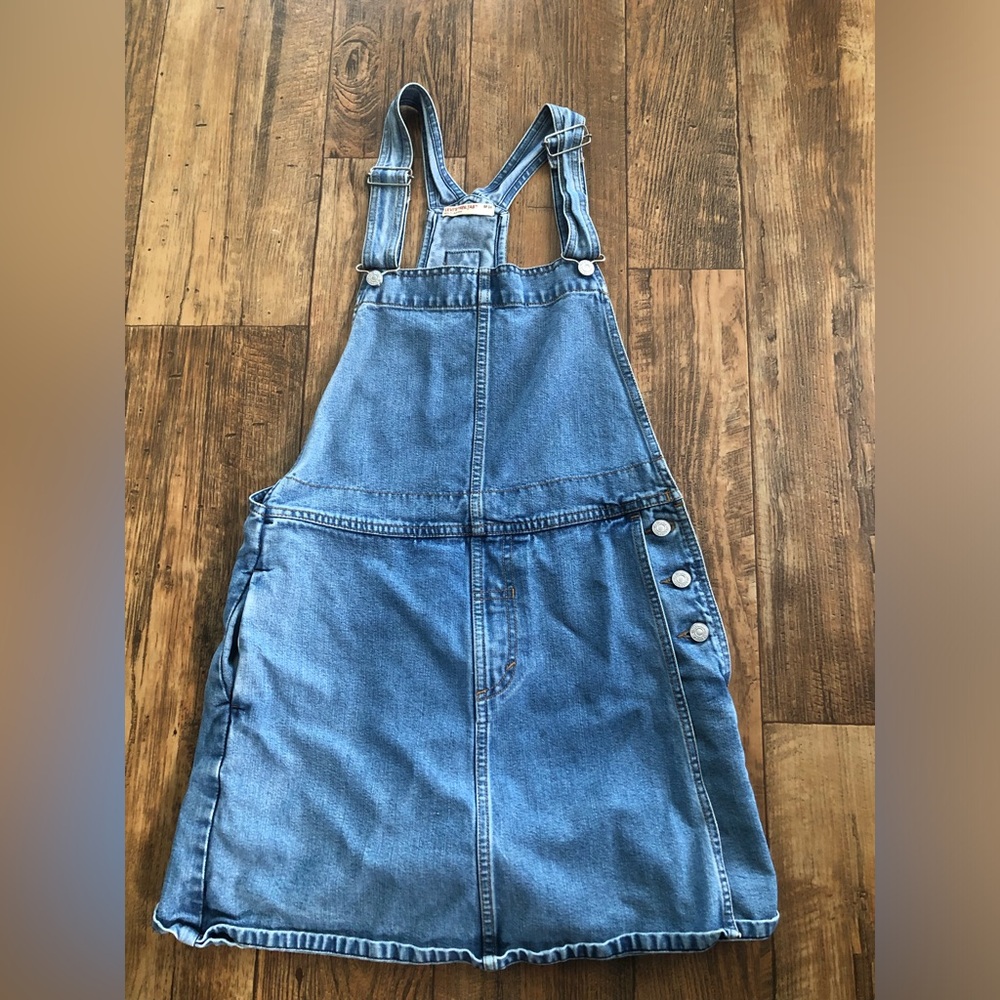 Levi's Blue Denim Romper Overalls